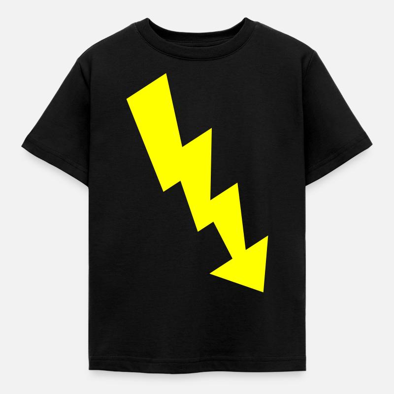 blitz - Kinder T-Shirt - Schwarz