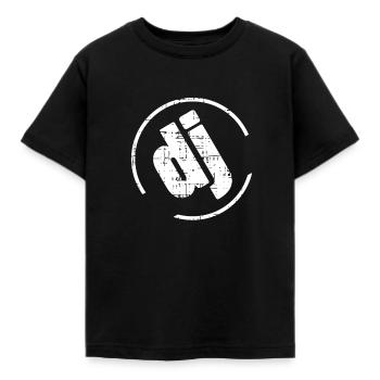 For DJs only - Discjockeys & Djanes - Kids' T-Shirt - black - Front - AI Model Kid Female (0cm)