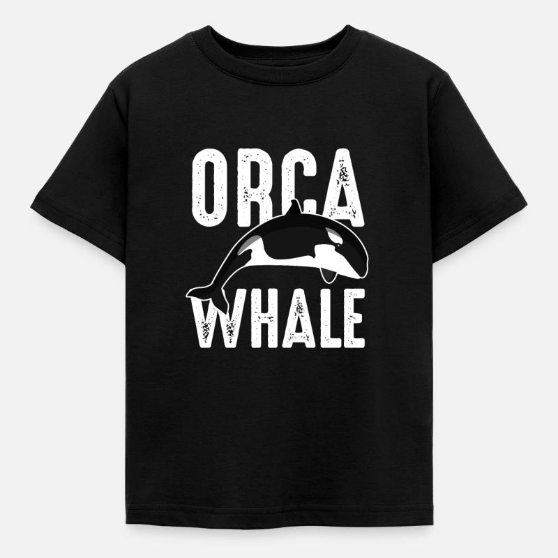 Orca - Kinder T-Shirt - Schwarz