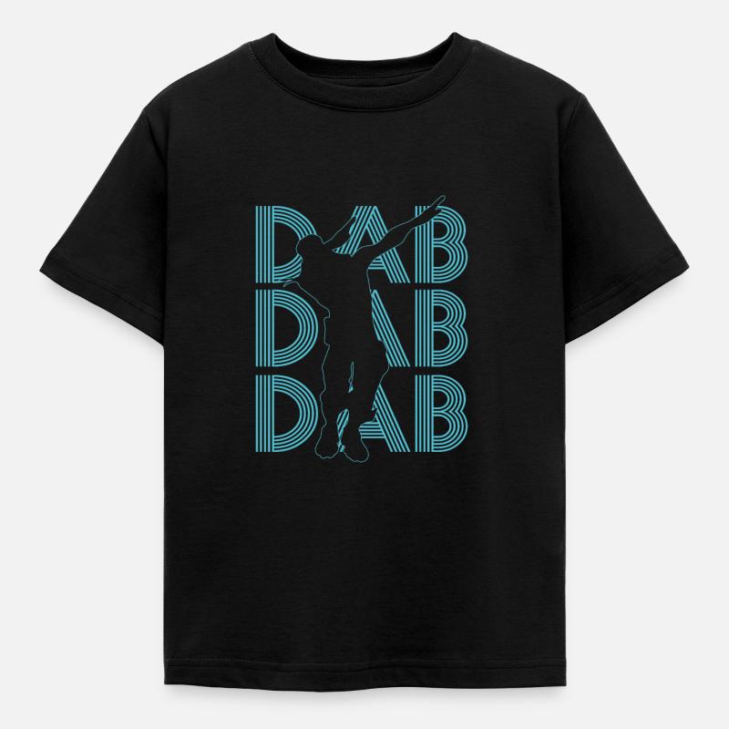 Dab Dab Dab - Kinder T-Shirt - Schwarz