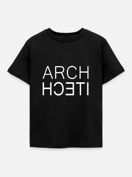 Architektur - Kinder T-Shirt - Schwarz