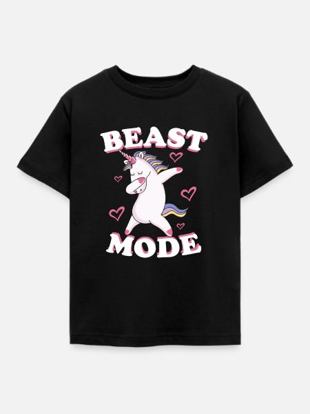 Biest Modus - Kinder T-Shirt - Schwarz