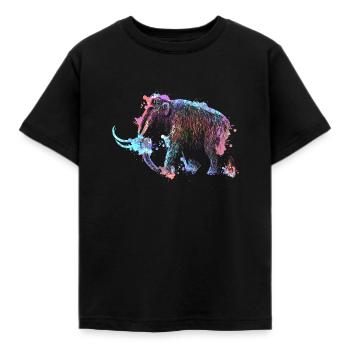 Mammouth - T-shirt Enfant - noir - Devant - AI Model Kid Female (0cm)