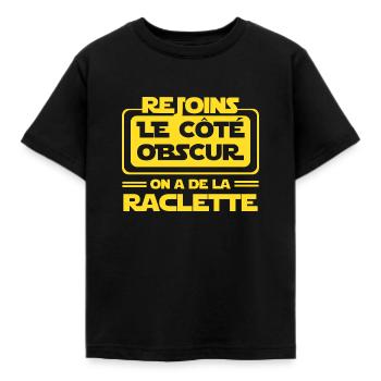 HUMOUR RACLETTE - T-shirt Enfant - noir - Devant - AI Model Kid Female (0cm)