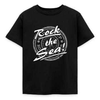 Maritime - Voile - Ragatta - Yacht - T-shirt Enfant - noir - Devant - AI Model Kid Female (0cm)