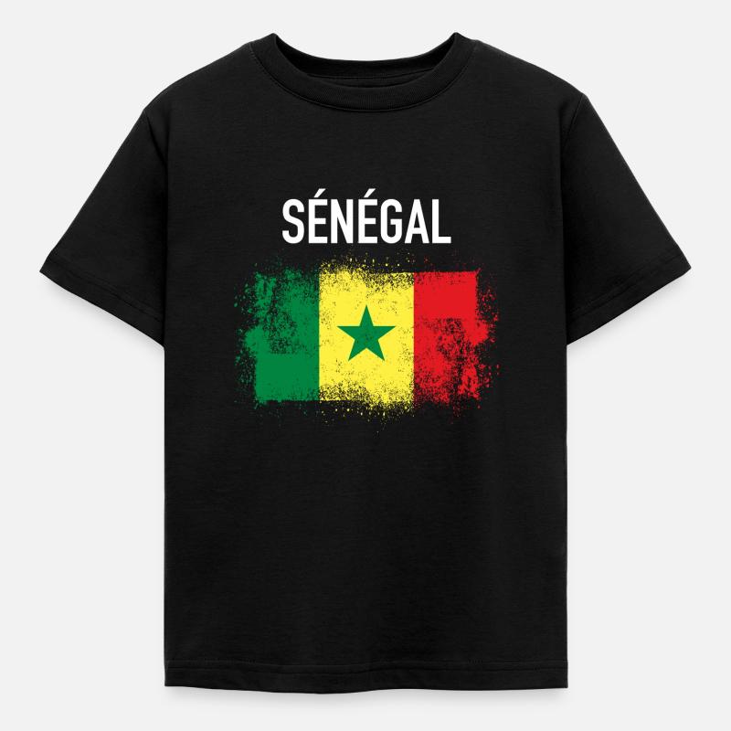 Sénégal - T-shirt Enfant - noir