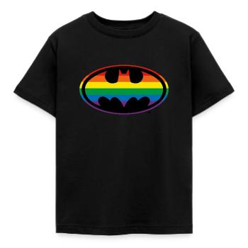 Ligue De Justice D'Amérique Batman arc-en-ciel - T-shirt Enfant - noir - Devant - AI Model Kid Female (0cm)