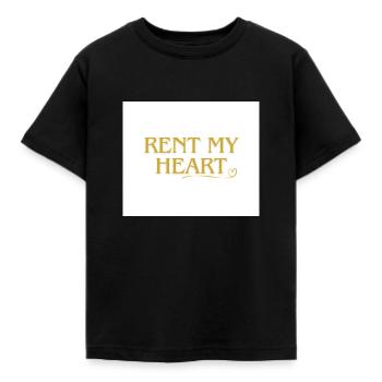Louer mon cœur - T-shirt Enfant - noir - Devant - AI Model Kid Female (0cm)