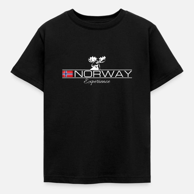 Norway Experience - Moose - T-shirt Enfant - noir