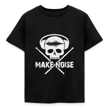 Faire du batteur de baguettes de bruit - T-shirt Enfant - noir - Devant - AI Model Kid Female (0cm)