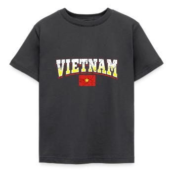 Vietnam - T-shirt Enfant - charbon - Devant - AI Model Kid Female (0cm)