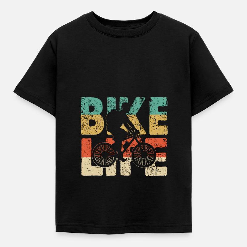 cycle - Kids' T-Shirt - black