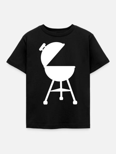 Grill - Kinder T-Shirt - Schwarz