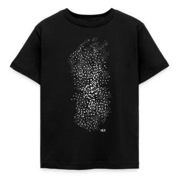 Poussière blanche - T-shirt Enfant - noir - Devant - AI Model Kid Female (0cm)