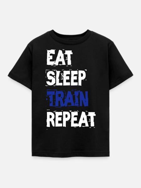 Training - Kinder T-Shirt - Schwarz