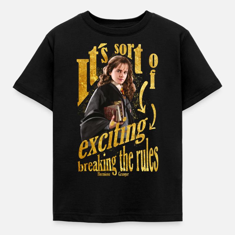 Harry Potter Hermine Goes To The Library - Kinder T-Shirt - Schwarz