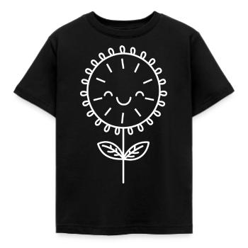 pissenlit - T-shirt Enfant - noir - Devant - AI Model Kid Female (0cm)