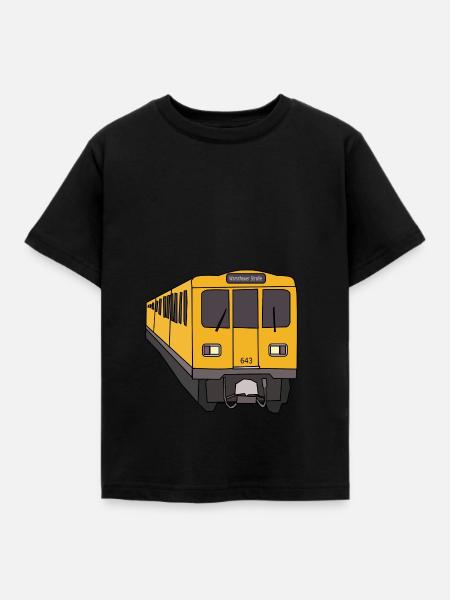 U1 U-Bahn - Kinder T-Shirt - Schwarz