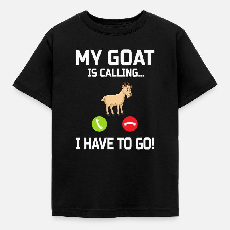 Chèvre - T-shirt Enfant - noir