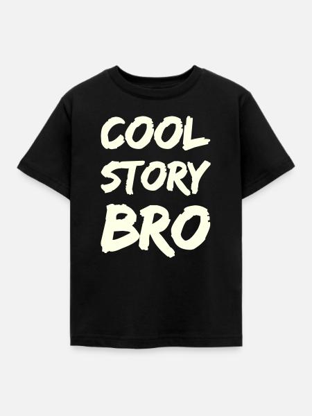 cool_story_bro- - Kinder T-Shirt - Schwarz