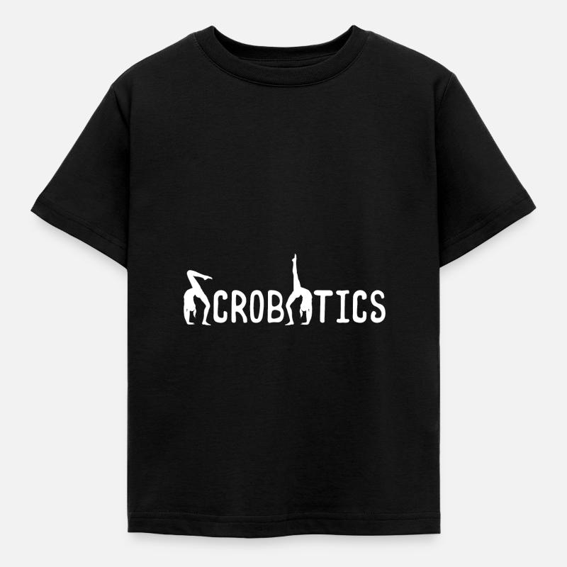 Akrobatik - Kinder T-Shirt - Schwarz