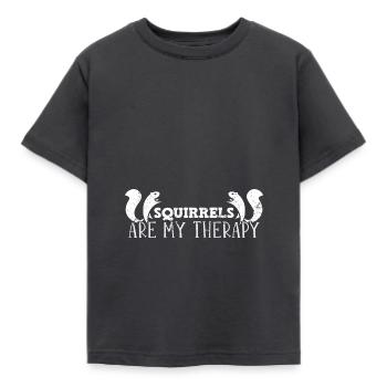 Eichhörnchen - Kinder T-Shirt - Dunkelgrau - Vorne - AI Model Kid Female (0cm)