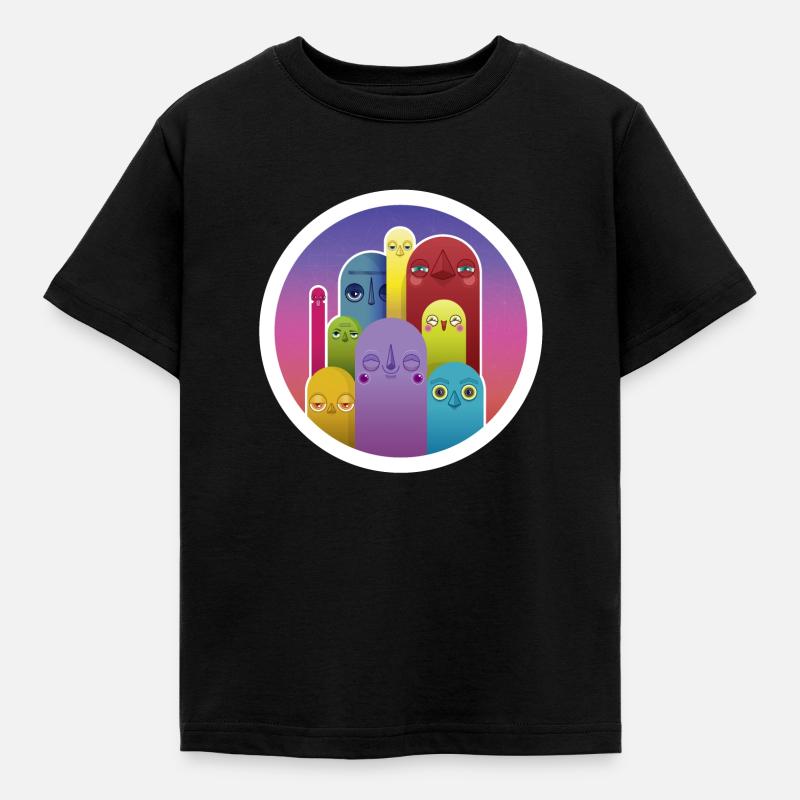 ATMObande - Kinder T-Shirt - Schwarz