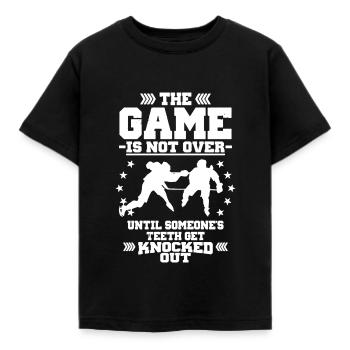 Hockey Fights - Kids' T-Shirt - black - Front - AI Model Kid Female (0cm)