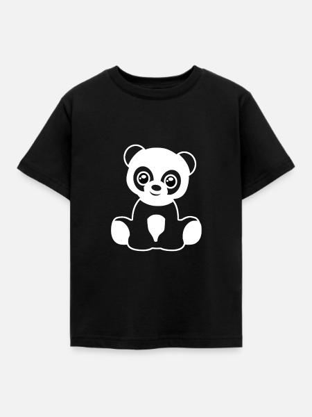 panda - T-shirt Enfant - noir