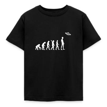 Extraterrestre extraterrestre extraterrestre pré-astronautique de la zone 51 d'OVNI extraterrestre - T-shirt Enfant - noir - Devant - AI Model Kid Female (0cm)