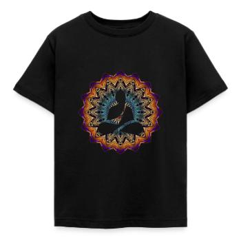 méditation - T-shirt Enfant - noir - Devant - AI Model Kid Female (0cm)