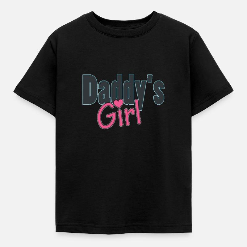 daddy's girl - Kids' T-Shirt - black