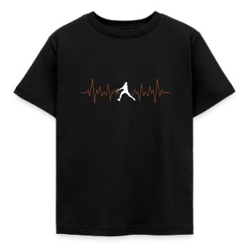 Tennisspieler Tennisschläger Tennisplatz Geschenk - Kinder T-Shirt - Schwarz - Vorne - AI Model Kid Female (0cm)