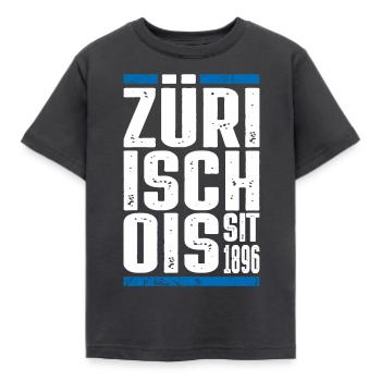 Züri isch öis - Kinder T-Shirt - Dunkelgrau - Vorne - AI Model Kid Female (0cm)