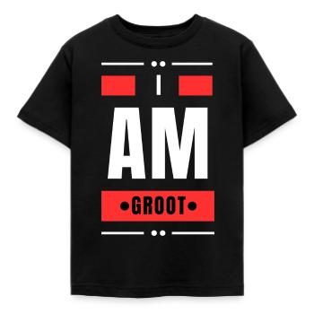 Groot - T-shirt Enfant - noir - Devant - AI Model Kid Female (0cm)