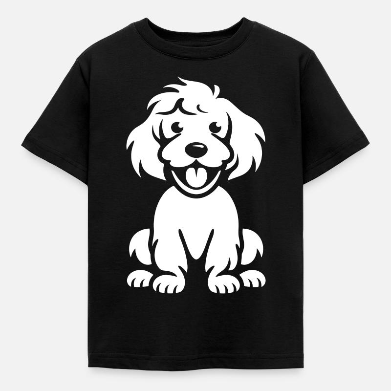Cocker Spaniel Dog - Kids' T-Shirt - black