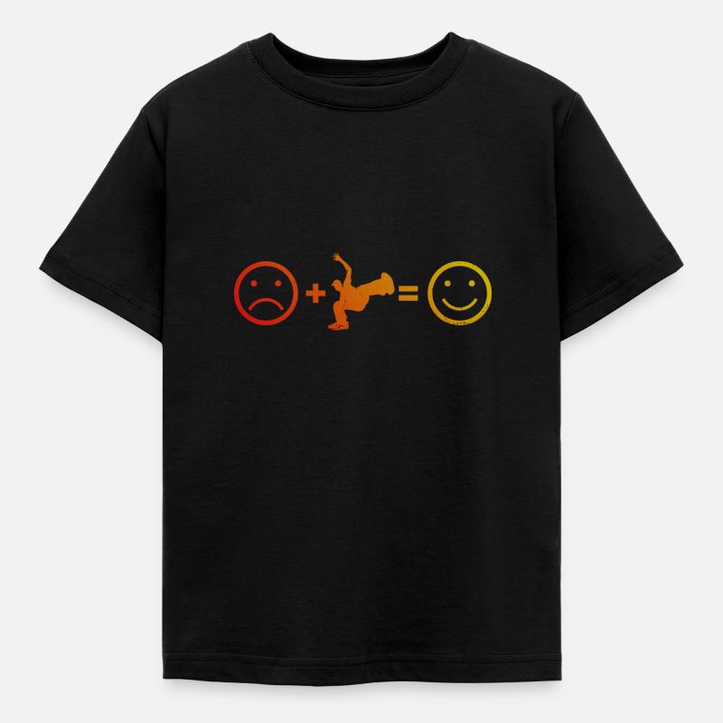 Women's Break Dance Breakdance Bboy Hiphop - Kids' T-Shirt - black