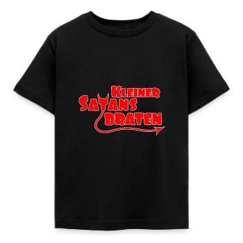 Small Satan Roast - Kids' T-Shirt - black - Front - AI Model Kid Female (0cm)