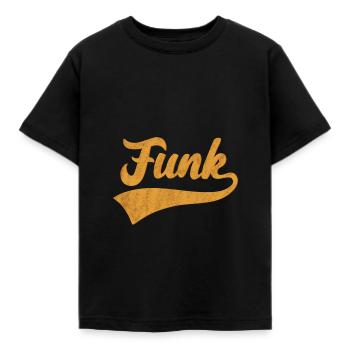 funk - Kids' T-Shirt - black - Front - AI Model Kid Female (0cm)