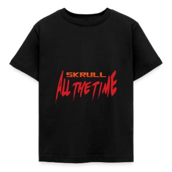 Skrull tout le temps | Invasion secrète des Skrulls - T-shirt Enfant - noir - Devant - AI Model Kid Female (0cm)