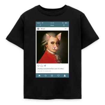 Cool Story "Mozart" - T-shirt Enfant - noir - Devant - AI Model Kid Female (0cm)