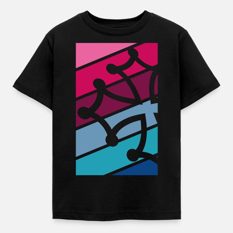 Croix Occitane multicolore - T-shirt Enfant - noir