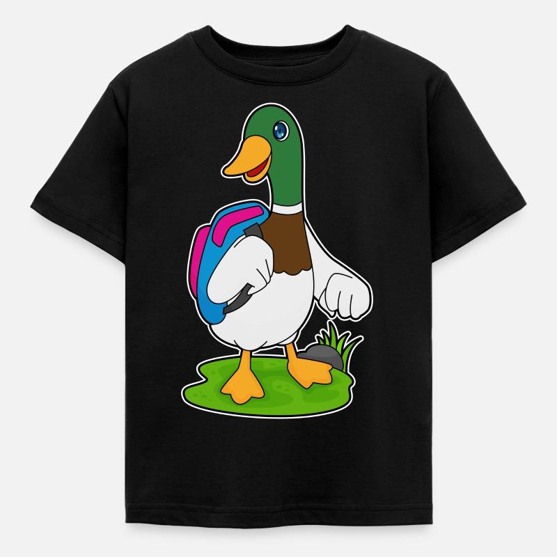 Sac à dos Duck Wanderer - T-shirt Enfant - noir