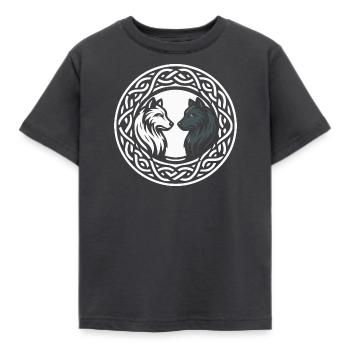 Inner animals - Kids' T-Shirt - dark grey - Front - AI Model Kid Female (0cm)