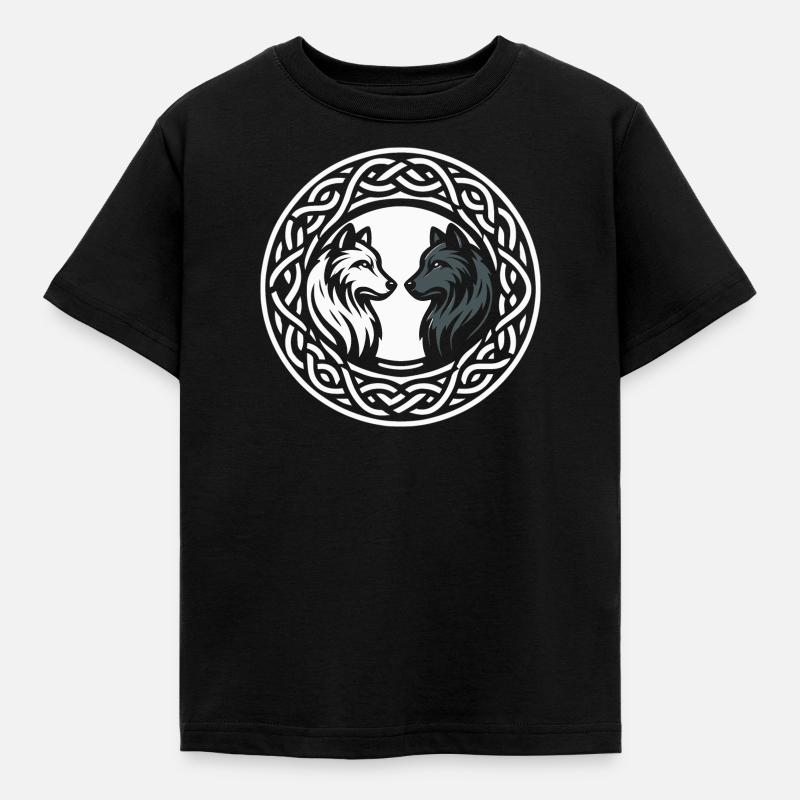 Innere Tiere - Kinder T-Shirt - Schwarz