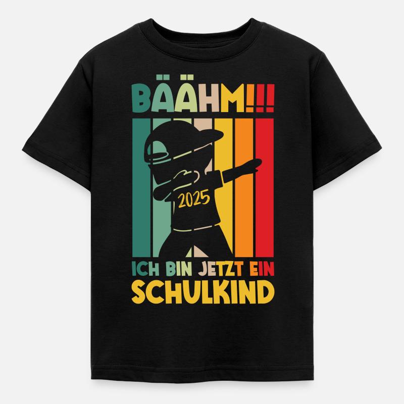 Bäähm Schulkind 2025 - Kinder T-Shirt - Schwarz