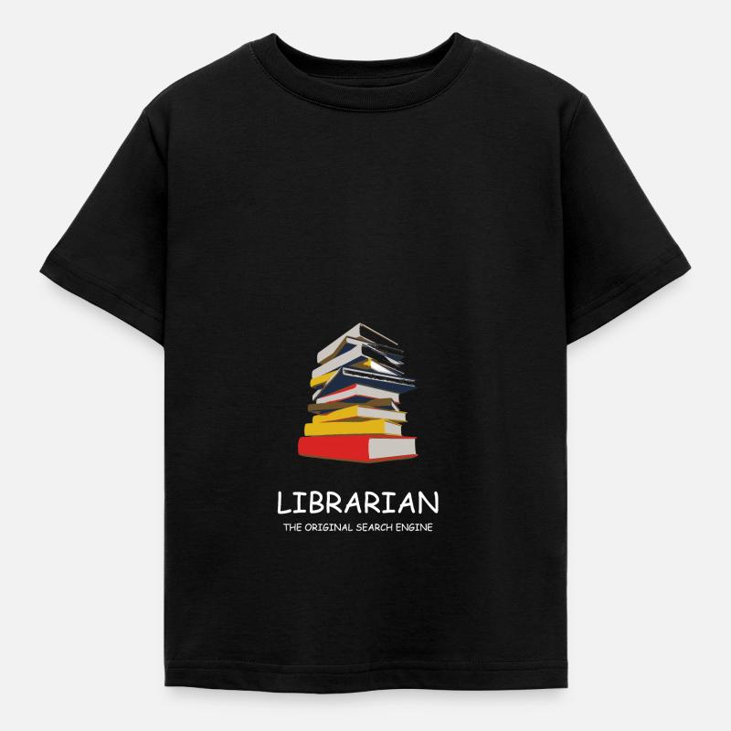 Library Librarian Library Librarian - Kids' T-Shirt - black