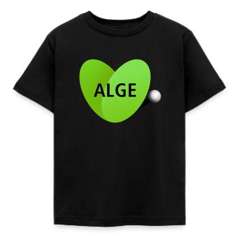 Alge - T-shirt Enfant - noir - Devant - AI Model Kid Female (0cm)