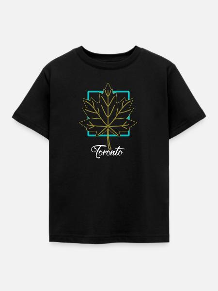 Toronto - Kinder T-Shirt - Schwarz