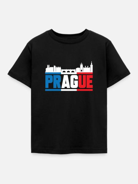 Prag - Kinder T-Shirt - Schwarz